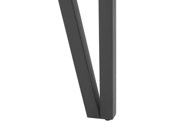 Ruokapöytä vaaleanharmaa MDF-levy metalli 150 x 90 x 75 cm neljälle betonikuvio suorakulmainen industriaalinen tyyli