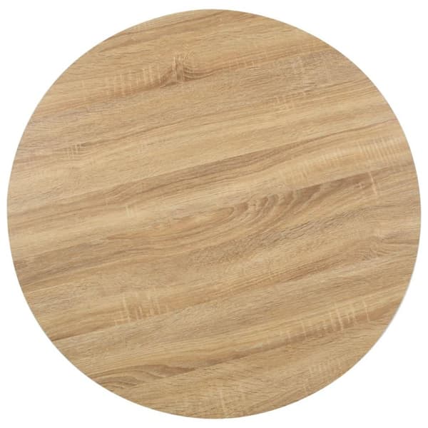vidaXL Bistropöytä vaaleanruskea 80 cm MDF