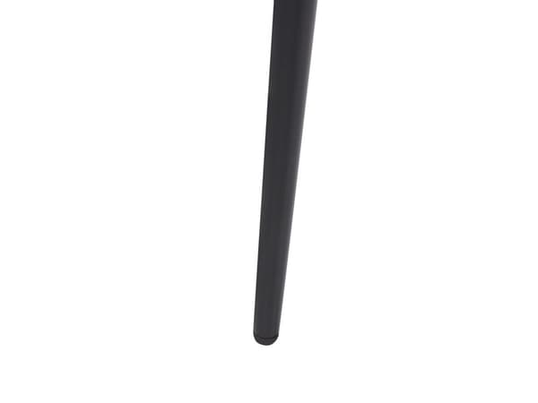 Ruokapöytä harmaa/musta pyöreä ø 120 cm metalli betoniefekti moderni glamour tyyli