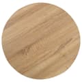 Miniatyrbillede 2 af 5: vidaXL bistrobord 60 cm MDF lysebrun