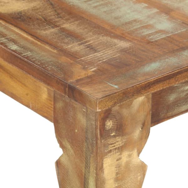 vidaXL Spisebord 140x70x76 cm gjenvunnet heltre