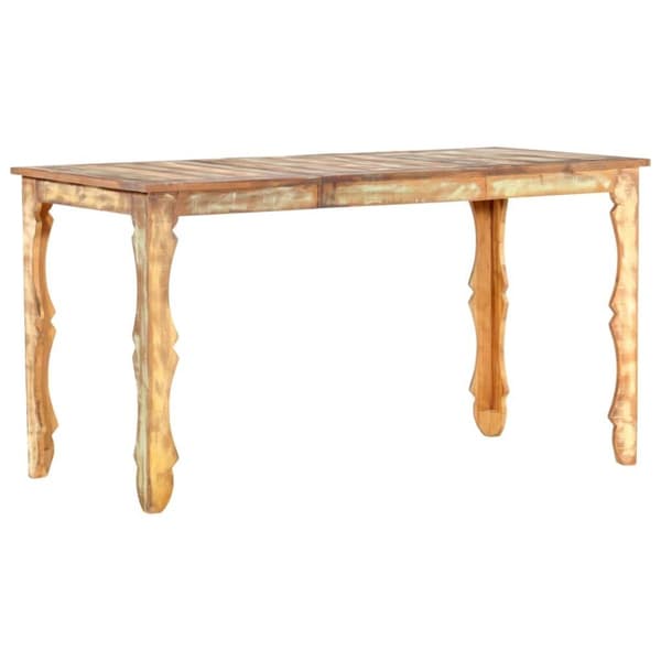 vidaXL Spisebord 140x70x76 cm gjenvunnet heltre
