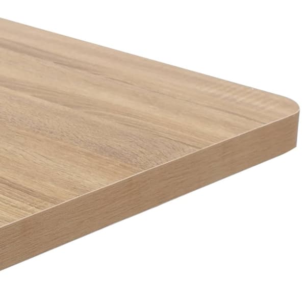 vidaXL Bistrobord lysebrun 50x50 cm MDF