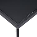 Miniatyrbilde 4 av 6: vidaXL Spisebord svart 160x80x75 cm herdet glass