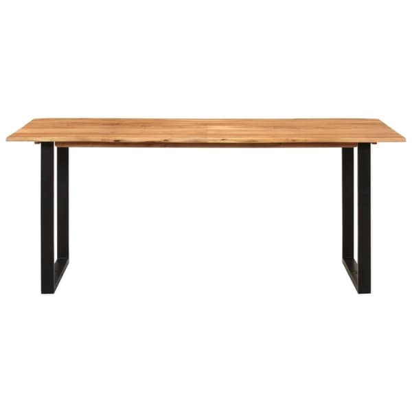 vidaXL spisebord 180x90x76 cm massivt akacietræ