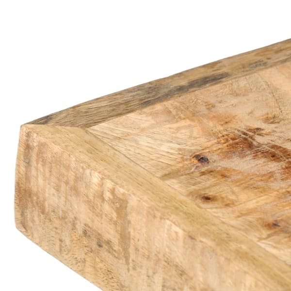 vidaXL spisebord 180 x 90 x 76 cm massivt ru mangotræ