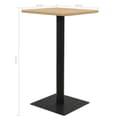 Miniatyrbilde 5 av 5: vidaXL Bistrobord eikefarge 70x70x107 cm