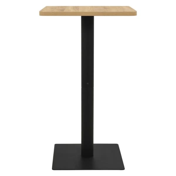 vidaXL Bistrobord eikefarge 70x70x107 cm