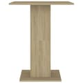 Miniatyrbillede 5 af 8: vidaXL bistrobord 60x60x75 cm konstrueret træ sonoma-eg