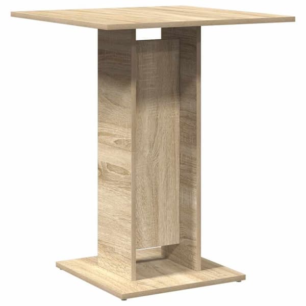 vidaXL Cafébord sonoma-ek 60x60x75 cm konstruerat trä