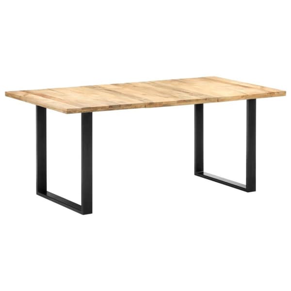 vidaXL spisebord 180x90x76 cm massivt mangotræ