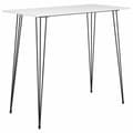 Miniatyrbillede 1 af 5: vidaXL barbord 120x60x105 cm hvid