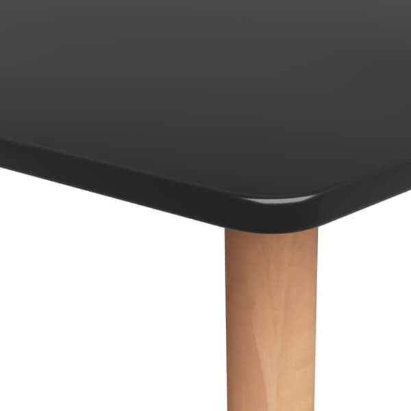vidaXL Barbord svart 120x60x105 cm