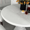 Pikkukuva 7 / 7: vidaXL Pöytäsuoja läpinäkyvä Ø 90 cm 2 mm PVC