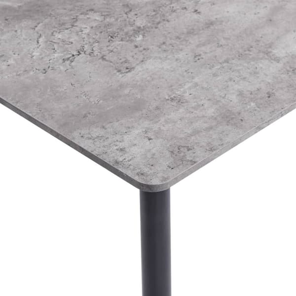 vidaXL spisebord 120 x 60 x 75 cm MDF grå