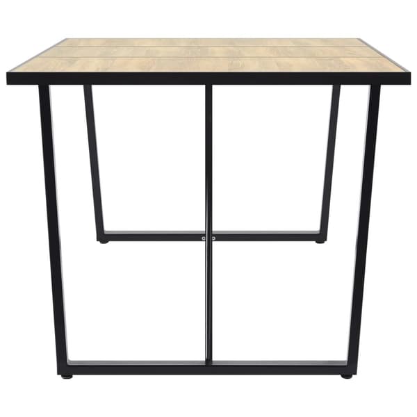 vidaXL Spisebord eik 200x100x75 cm MDF