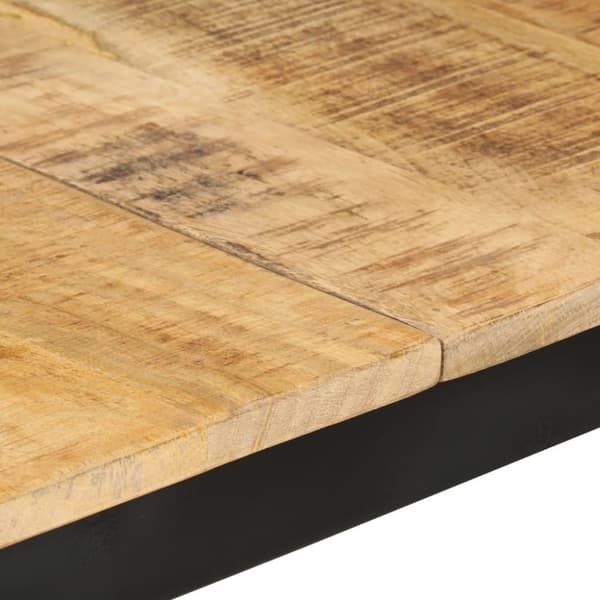 vidaXL Matbord 180x90x76 cm massivt grovt mangoträ
