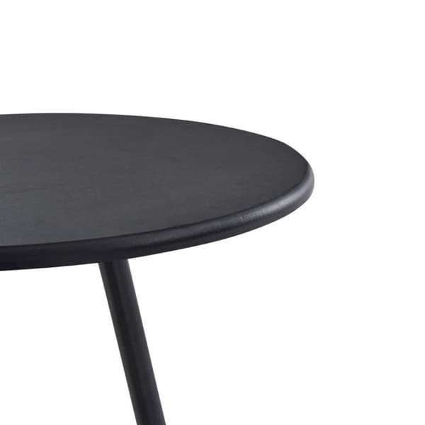 vidaXL Barbord svart 60x107,5 cm MDF