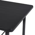 Miniatyrbilde 5 av 6: vidaXL Barbord svart 120x60x110 cm MDF