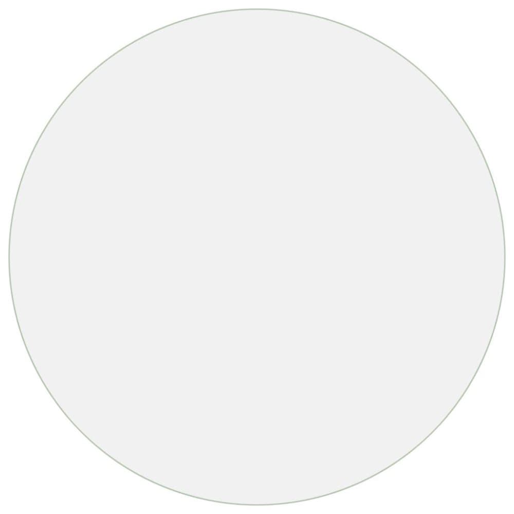 vidaXL Pöytäsuoja matta Ø 60 cm 2 mm PVC
