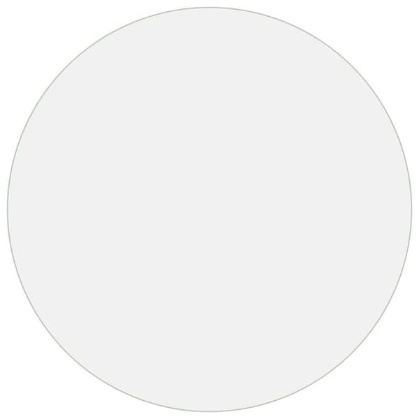 vidaXL Bordsskydd genomskinligt Ø 100 cm 1,6 mm PVC