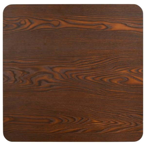 vidaXL bistrobord 60x60 cm MDF mørkebrun