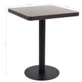 Miniatyrbillede 6 af 6: vidaXL bistrobord 60x60 cm MDF mørkebrun
