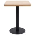 Miniatyrbillede 2 af 6: vidaXL bistrobord 60x60 cm MDF lysebrun
