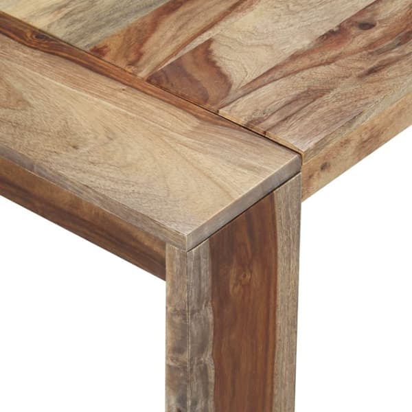 vidaXL spisebord 180x90x76 cm massivt sheeshamtræ