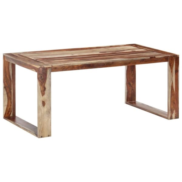 vidaXL spisebord 180x90x76 cm massivt sheeshamtræ