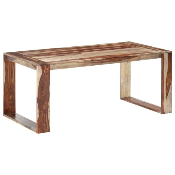 vidaXL spisebord 180x90x76 cm massivt sheeshamtræ