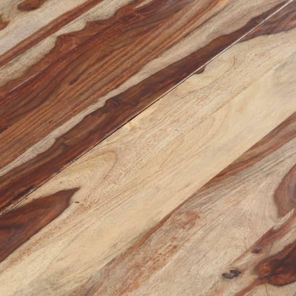 vidaXL Matbord 180x90x76 cm massivt sheshamträ