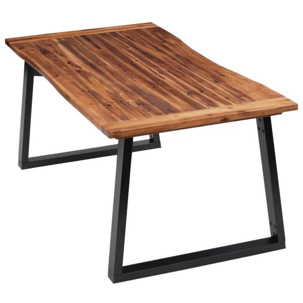vidaXL spisebord 180x90 cm massivt akacietræ
