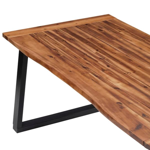 vidaXL spisebord 180x90 cm massivt akacietræ