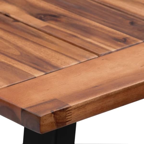 vidaXL spisebord 180x90 cm massivt akacietræ
