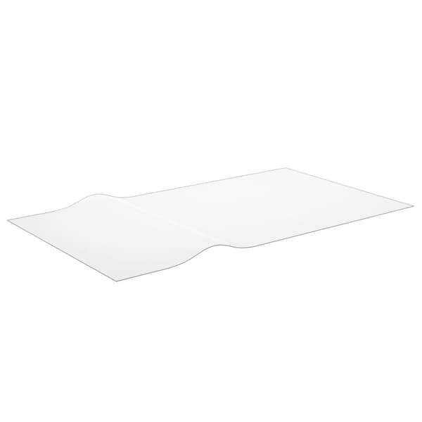 vidaXL bordbeskytter 180x90 cm 2 mm PVC transparent