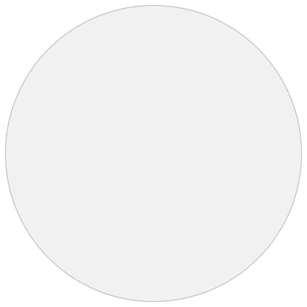 vidaXL bordbeskytter Ø 80 cm 2 mm PVC mat