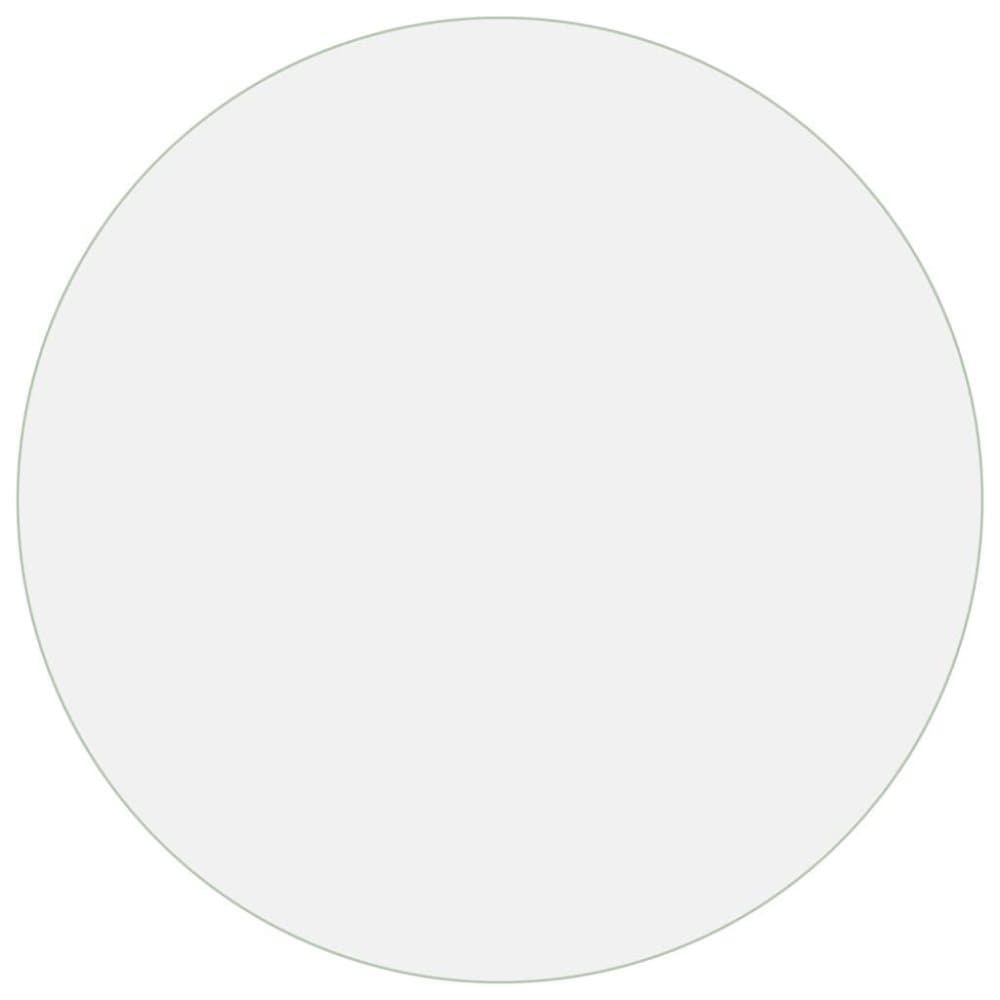 vidaXL Pöytäsuoja läpinäkyvä Ø 70 cm 2 mm PVC