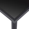 Miniatyrbilde 4 av 5: vidaXL Spisebord svart 140x70x75 cm herdet glass