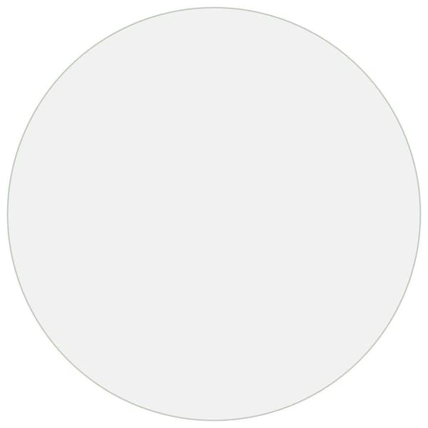 vidaXL Pöytäsuoja läpikuultava Ø 120 cm 2 mm PVC