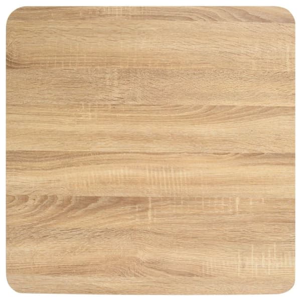 vidaXL Bistrobord lysebrun 60x60 cm MDF