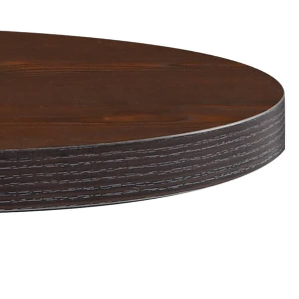 vidaXL bistrobord 60 cm MDF mørkebrun