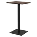 Miniatyrbillede 1 af 5: vidaXL bistrobord 70x70x107 cm mørkt asketræsfarvet