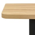 Miniatyrbillede 4 af 5: vidaXL bistrobord 78,5x78,5x107 cm egetræsfarvet