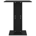 Miniatyrbilde 4 av 8: vidaXL Bistrobord svart 60x60x75 cm konstruert tre