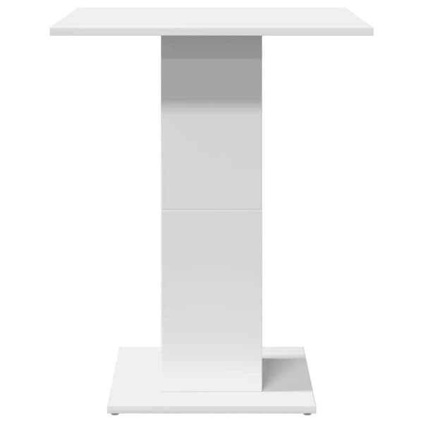 vidaXL Bistrobord hvit 60x60x75 cm konstruert tre