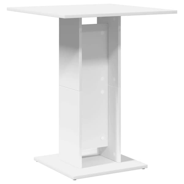 vidaXL Bistrobord hvit 60x60x75 cm konstruert tre