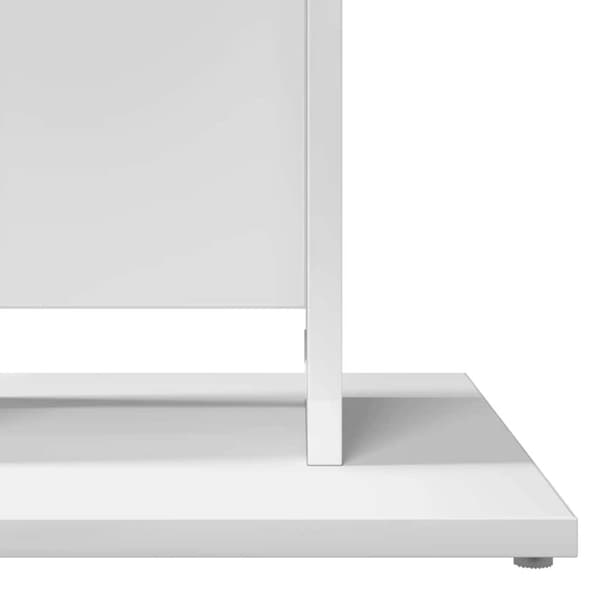 vidaXL Bistrobord hvit 60x60x75 cm konstruert tre