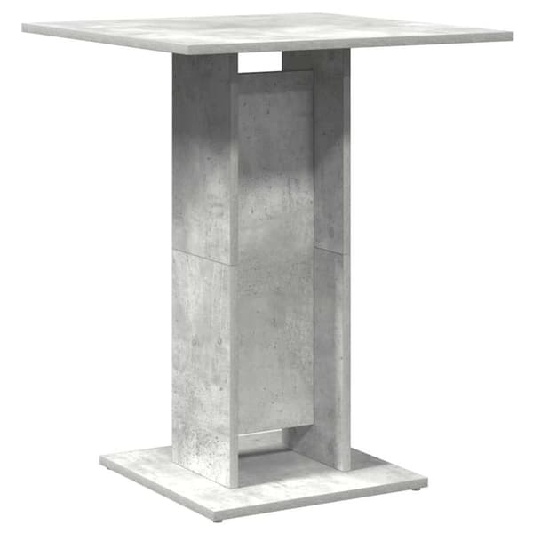vidaXL Bistrobord betonggrå 60x60x75 cm konstruert tre