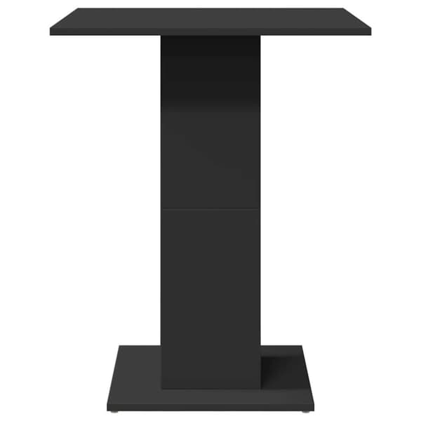 vidaXL Bistropöytä musta 60x60x75 cm tekninen puu